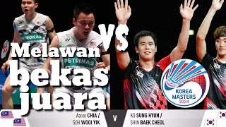 🔥SAAT AKHIR KEJAR MATA💪🔥Aaron ChiaSoh Wooi Yik🇲🇾🆚Ko Sung HyunShin Baek Cheol🇰🇷KOREA MASTERS 2024 [upl. by Ten]