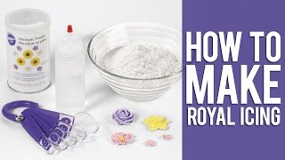 How to make Wilton Royal Icing [upl. by Edrahs]