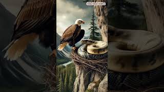 The bald eagle and python cuteducknation shortvideo vialshorts [upl. by Aryt]