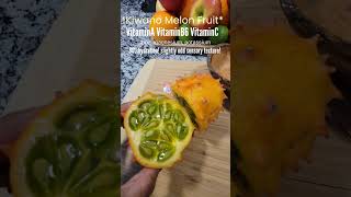 Kiwano Melon the Super Fruit hydration iron antioxidant vitamins [upl. by Eiddet144]