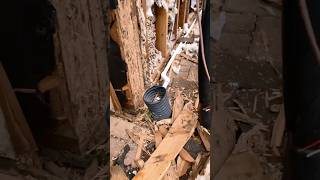 How Bad Can a Clogged Drain Ruin your house 😳 construction home diy [upl. by Anamuj]