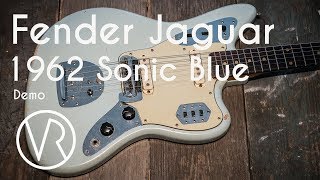 1962 Fender Jaguar Sonic Blue  Super Rare  VintageandRarecom [upl. by Goldarina]