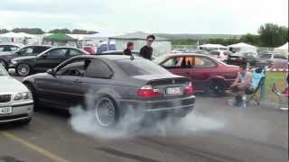 Asphaltfieber 2012 e46 M3 MEGA Burnout [upl. by Deland]