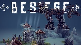 Besiege Best Creations  Flying Bipedal Mech Walker PolyBridge Besiege Gameplay Highlights [upl. by Etsyrk]