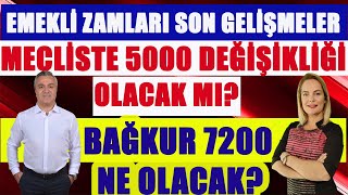 Emekli Zamları Son Gelişmeler Meclste 5000 Değişikliği Var mı [upl. by Ninel647]