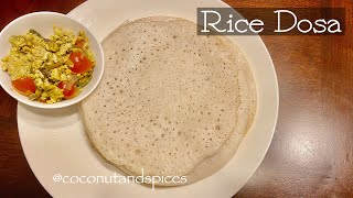 Rice Dosa  Variety Neer Dosa  Malabar Dosa  Instant Dosa Recipe  Ari Dosa  Coconut Dosa [upl. by Gildea]