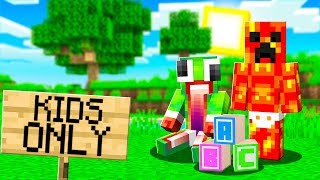 I Hacked into a KIDS ONLY Minecraft Server [upl. by Kraft]