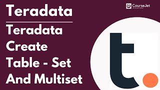 How to Creating SET and MULTISET Tables in Teradata  Teradata Tutorial  Lec  04 [upl. by Atirma]