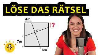 Mathe RÄTSEL Geometrie – Kannst du es lösen [upl. by Nylear400]