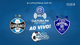 GRÊMIO ST X CRUZEIRO AC  TRANSMISSÃO ESPORTIVA  17 092024 [upl. by Runck]