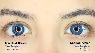 Freshlook colorblends contact lense all 12act lencses [upl. by Letty485]