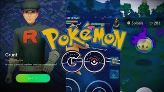 Raid Defeating Team Rocket Grunts and Get Shadow Solosis in Pokemon GO Indonesia [upl. by Llennej]