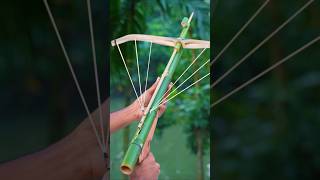 Bamboo Creations with New Crossbow Bamboo Diy Slingshots Bambooart [upl. by Robbins]