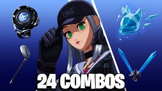 ✔️LOS 24 MEJORES COMBOS para la skin CHIGUSA PACK ANIME  COMBOS 40🔥  Fortnite Battle Royale [upl. by Calandra45]