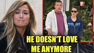 Jennifer Lopez cry out after seeing Ben Affleck enjoy happy life with ex Jen Garner after divorce [upl. by Aneloaup]