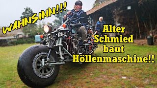 Wahnsinn  Alter Schmied baut Höllenmschine  Harzer Bikeschmiede [upl. by Vano]