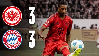 6goal spectacle ends in draw  Eintracht Frankfurt vs FC Bayern 33  Highlights amp Interviews [upl. by Rimidalv304]