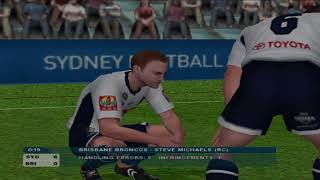 Sydney Roosters vs Brisbane Broncos  Rugby League 2 World Cup Edition [upl. by Retsila]