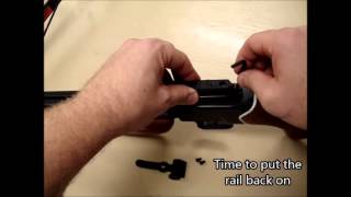 Installing Scope amp Laser to 150 amp 180 Lb Crossbow [upl. by Goldshlag662]