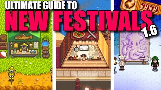 The Ultimate Stardew Valley 16 Festival Guide Everything You Need To Know [upl. by Aeret]