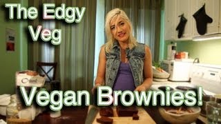 The Edgy Veg Vegan Brownie Recipe [upl. by Ohcirej]