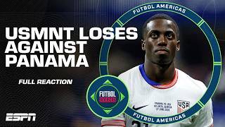 FULL REACTION to United States losing vs Panama 👀 Weah’s red card changed the game [upl. by Katlin]