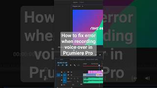 How To Enable Greyed microphone for recording voice over in Premiere Pro [upl. by Nnylirej]