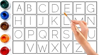 ABC Alphabets Writing for kids and toddlers  1234 numbers counting 1to100 1to20 [upl. by Innos]