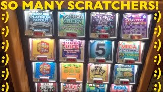 BUYING AND PLAYING ALL SCRATCHERS IN MACHINE [upl. by Lanae403]