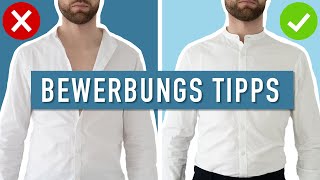 VORSTELLUNGSGESPRÄCH ERFOLGREICH MEISTERN ● TIPPS für dein BEWERBUNGSGESPRÄCH [upl. by Boorer]