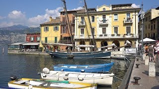 Walking around Malcesine Lake Garda Italy  Sony RX100 V [upl. by Hait]