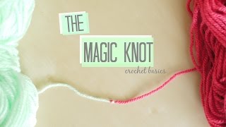 CROCHET BASICS The Magic knot  Bella Coco [upl. by Viehmann]