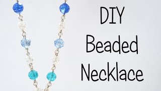 Beaded Necklace Tutorial [upl. by Annairba]