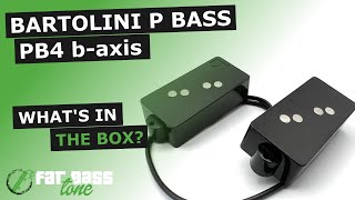 Bartolini baxis PB4 4 String Precision Bass® Pickup What’s In The Box A CloseUp Look [upl. by Aihcsrop101]