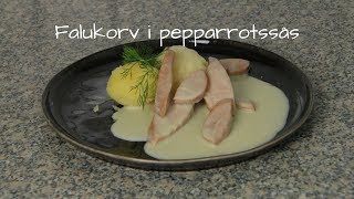 Falukorv i pepparotssås [upl. by Grobe]