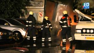 Brand bij bergingsbedrijf Mensinck [upl. by Renae145]