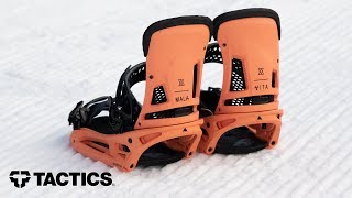 Burton Malavita 2020 Snowboard Binding Rider Review  Tactics [upl. by Linker279]