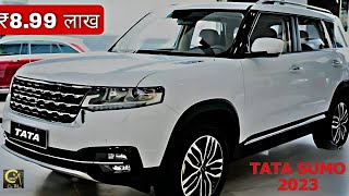 Tata Sumo 2023 New Model 🔥 Launched Prices and Features  HINDI [upl. by Gasser679]