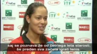 Ana Ivanovic talks about Novak Djokovic [upl. by Daly308]