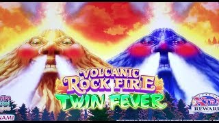 HUGE WIN 2 Great Bonuses on Volcanic Rock Fire Twin Fever Slot Machine [upl. by Dolores]