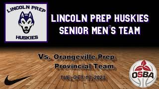 20231017 Vs Orangeville Prep Provincial Team [upl. by Omik]