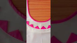 Easy neck design try this design Triangle sewing [upl. by Assi411]