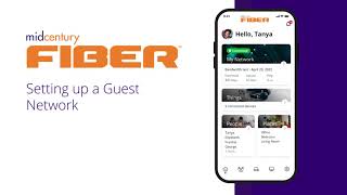 Setting up a Guest Network  Mid Century Fiber App [upl. by Nylaf]