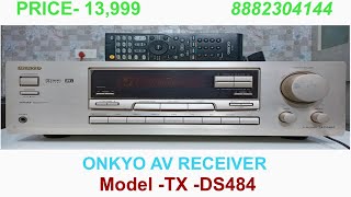 SOLD  Onkyo TXDS484  Audio Video Receiver  8882304144 onkyo receiver audio video txds484 [upl. by Bach]