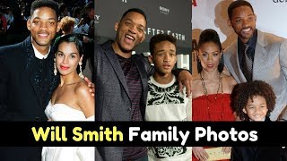 Actor Will Smith Family Photos With Spouse Ex Wife Son Daughter Parents Childhood Picture [upl. by Leunamme]