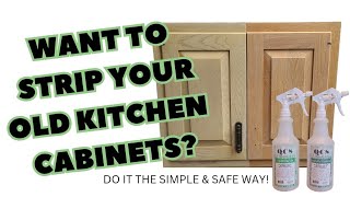 How To Strip Old Kitchen Cabinets [upl. by Recneps897]