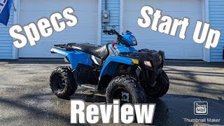 2017 Polaris Sportsman 110 EFI  Review [upl. by Anirdnajela]