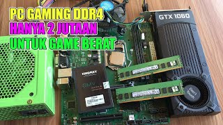 Rakit PC gaming DDR4 Murah 2 juta 2024  Build PC Hemat Gaming Lancar [upl. by Thisbee933]