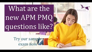 Try out the new format of the APM PMQ exam questions [upl. by Namref187]