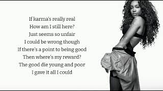 SZA  Saturn Full HD lyrics [upl. by Miuqaoj]